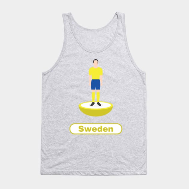 Sweden Football Tank Top by StarIconsFooty